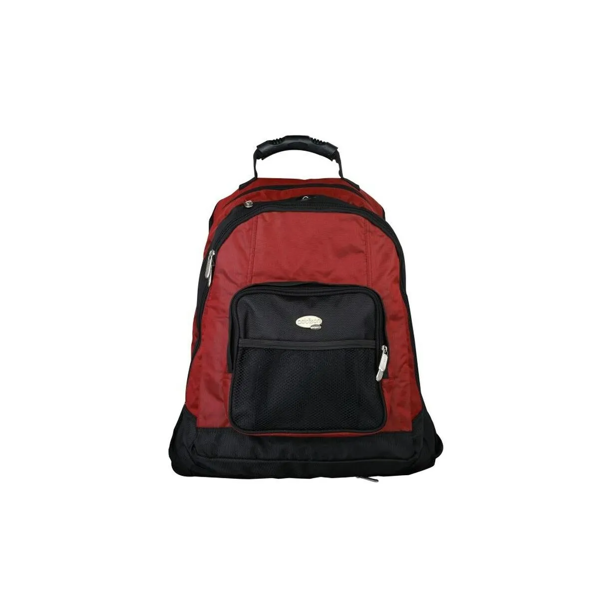 Laptop Backpack 311015 Black Burgundy Monochrome