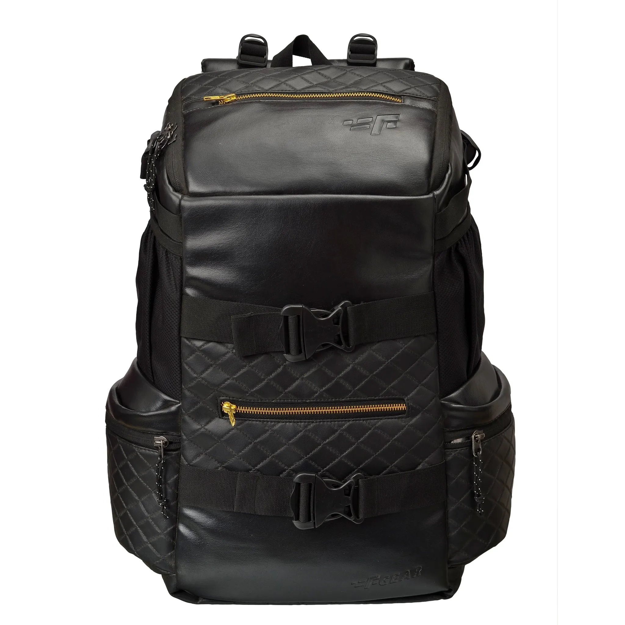 Larkin 28L Durable Black Backpack with Waterproof Rain Cover