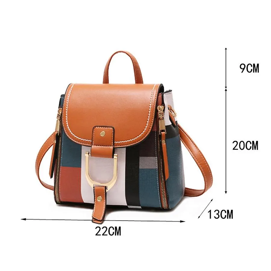 Leather Teenage Backpack