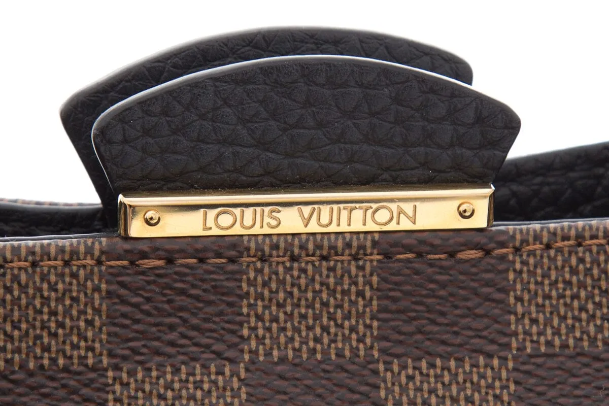 Louis Vuitton Brown & Black Brittany Damier Handbag