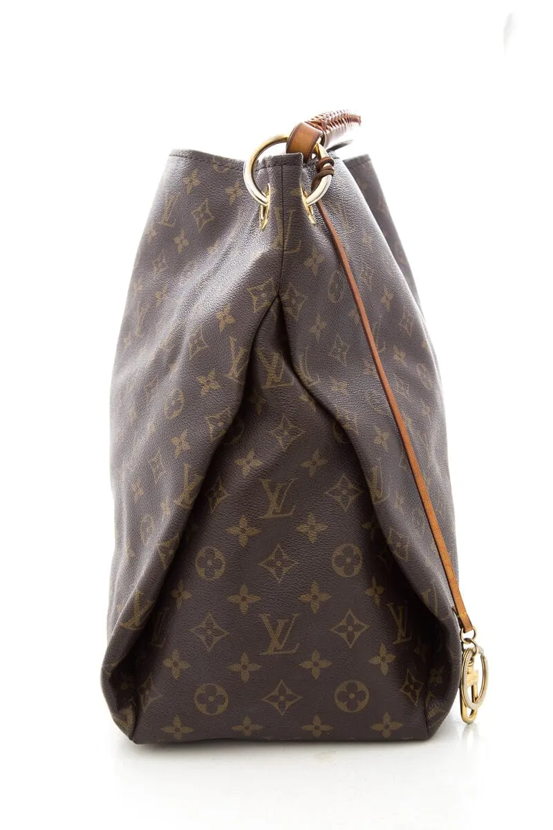 Louis Vuitton Brown Canvas Monogram Artsy Handbag