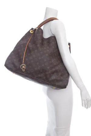 Louis Vuitton Brown Canvas Monogram Artsy Handbag