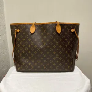 Louis Vuitton Monogram Neverfull GM Tote Bag,Brown