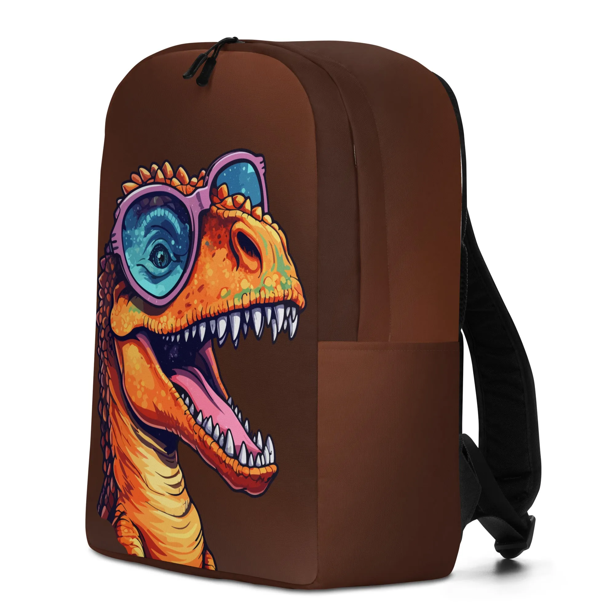 Minimalist Backpack Cool T-Rex Dinosaur