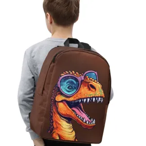 Minimalist Backpack Cool T-Rex Dinosaur