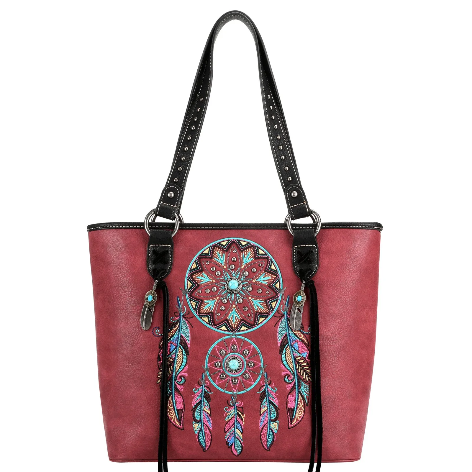 MW1241G-8317  Montana West Dream Catcher Collection Concealed Carry Tote