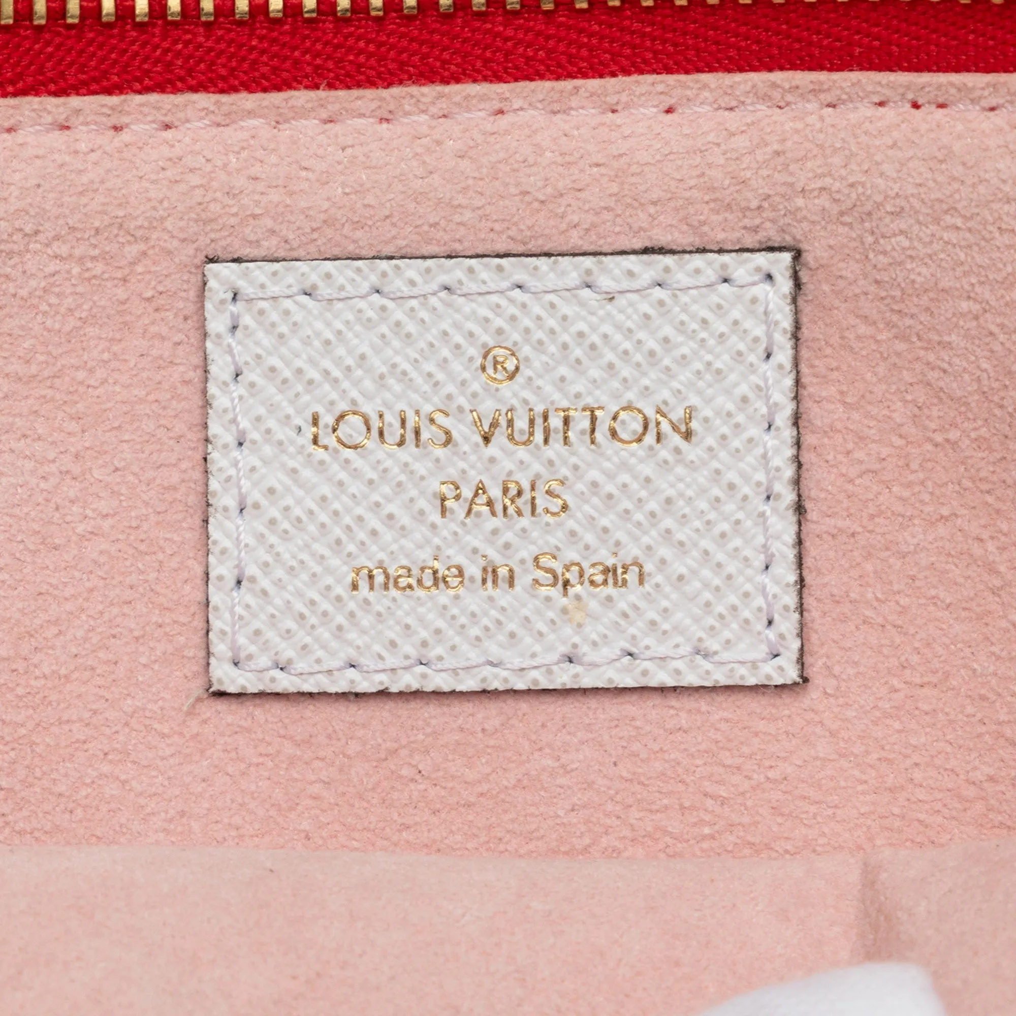 Red Louis Vuitton Monogram Giant Jungle Pochette Double Zip Crossbody Bag