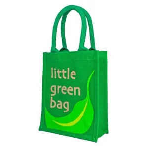 Small Jute Shopping Bag by Shared Earth - Little Green Bag