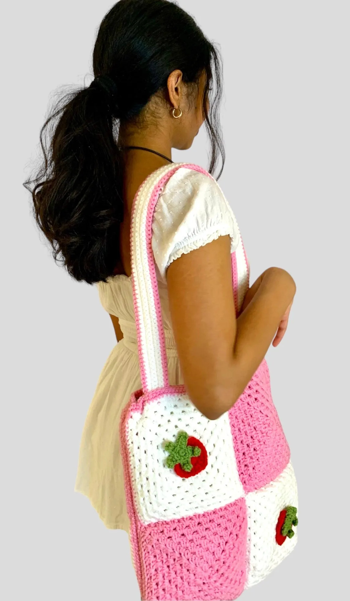 Strawberry tote bag