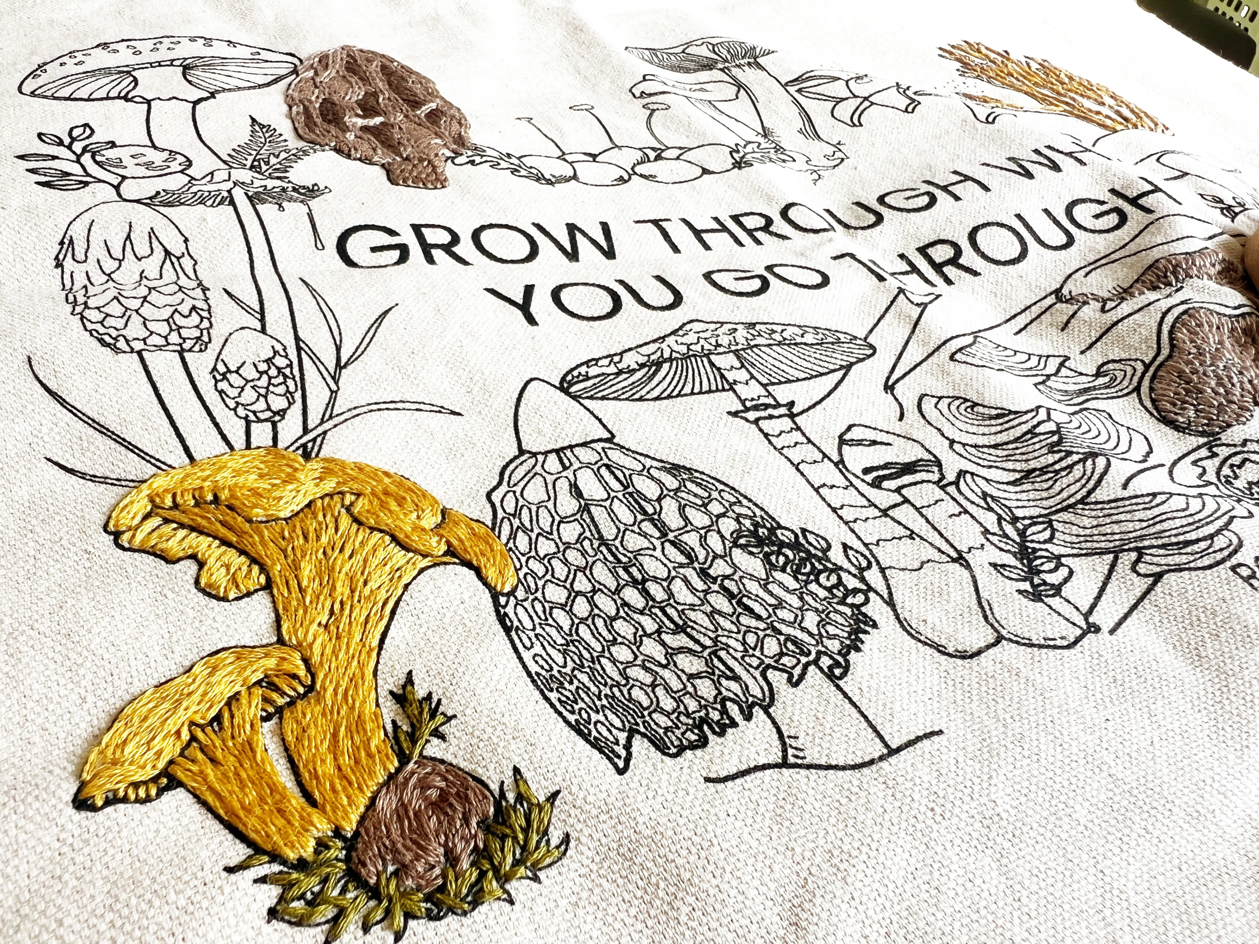 Tote Bag Embroidery Workshop with Rosanna Diggs