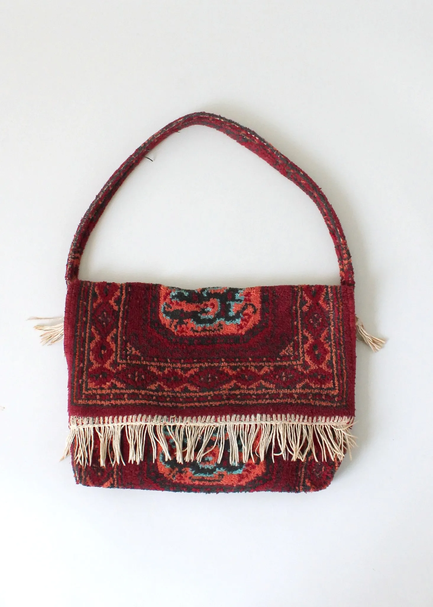 Vintage 1960s Carpet Bag Purse